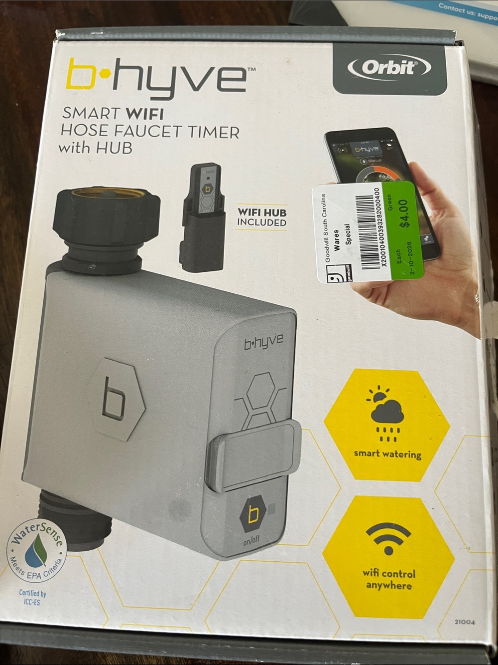 bhyve Smart WIFI Hose Faucet Timer with HUB